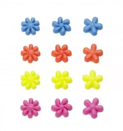 Lurch Glasmarkierer Pretty Flowers, 12er-Set
