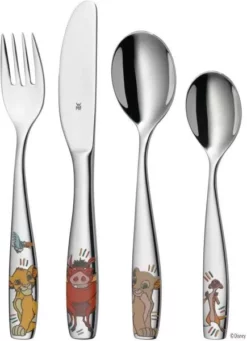 WMF König Der Löwen Kinderbesteck Set 4-teilig