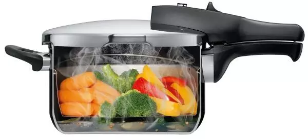 Silit Schnellkochtopf Sicomatic T-plus Schwarz 4,5 L Ohne Einsatz (B-Ware-wie Neu Zustand) - Image 2