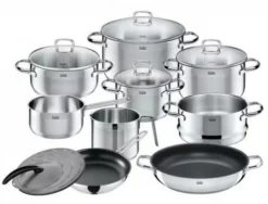 Silit Topfset Toskana Mit Spritzschutz, 10-teilig