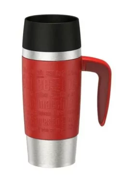 Emsa Isolier-Trinkbecher Travel Mug Handle In Rot