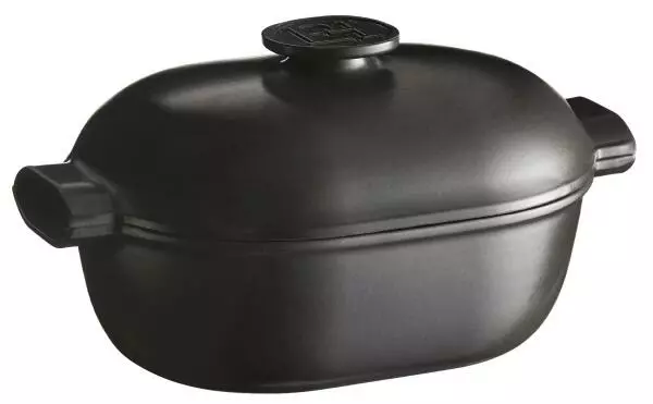 Emile Henry Schmortopf Delight Oval In Ardoise