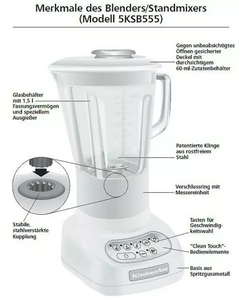KitchenAid Artisan Blender / Standmixer Apfelgrün - Image 4