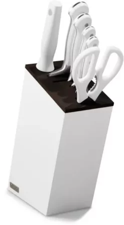 Wüsthof Messerblock Classic White Mit 6 Teilen
