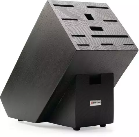 Wüsthof Messerblock Esche Schwarz Für 12 Teile (unbestückt)