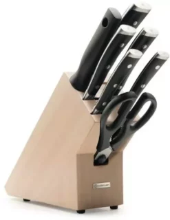 Wüsthof Messerblock Classic Ikon Mit 7 Teilen, Buche