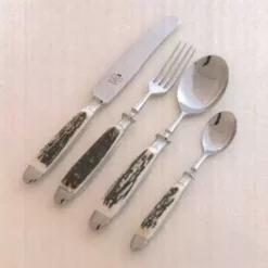 Eichenlaub Salatlöffel Aus Hirschhorn